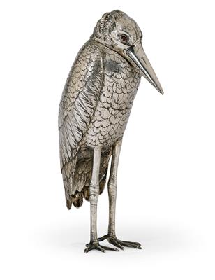 An Ibis, - Silver and Russian Silver