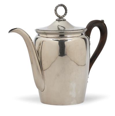 A Coffee Pot from Vienna, by Kratauer, - Silver and Russian Silver