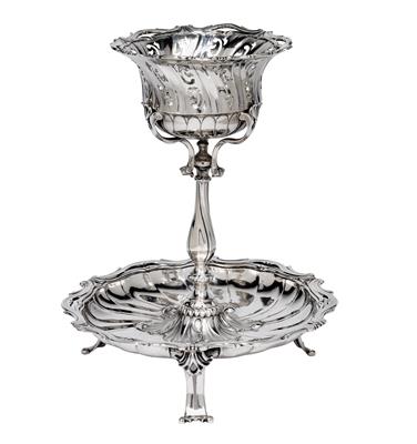 A Centrepiece Bowl from Mons, - Silver and Russian Silver