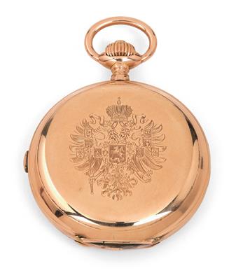 Czar Nicholas II of Russia and Emperor William II - a Gift Pocket Watch, - Stříbro a Ruské stříbro