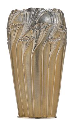 "BUCCELLATI" - Vase, - Silber und Russisches Silber