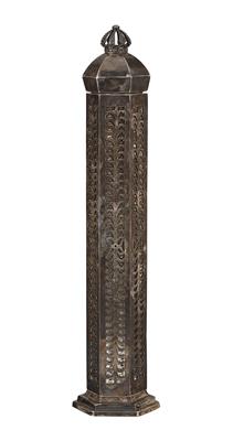 An Esther Scroll Case, - Silver and Russian Silver