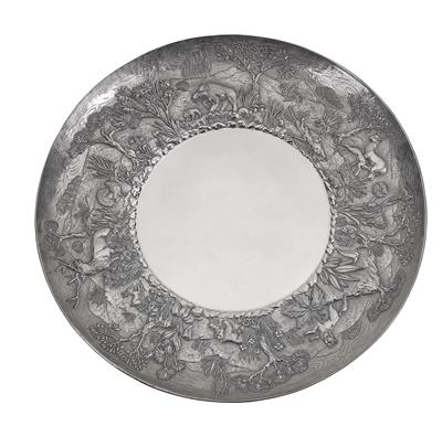 A Large Bowl from Italy, - Silver and Russian Silver
