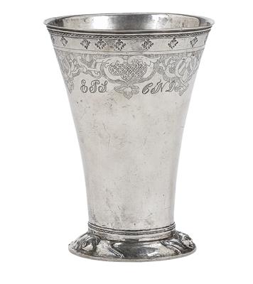 A Tall Beaker from Sweden, - Silver and Russian Silver