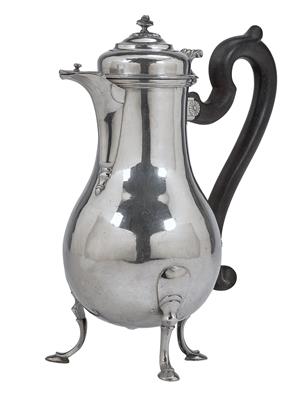 A Coffee Pot, - Stříbro a Ruské stříbro