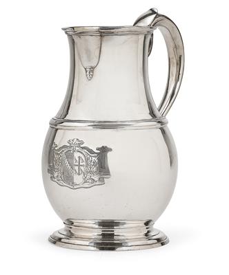 A George II Jug from London, - Silver and Russian Silver