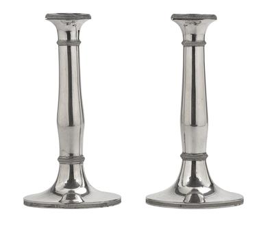 A Pair of Candleholders from Dresden, - Argenti e Argenti russo