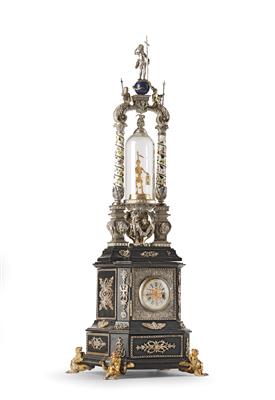 A Tower Clock with Memento Mori, - Argenti e Argenti russo