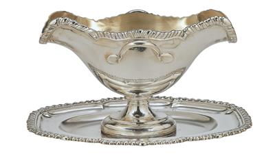 A Saucière from Vienna, - Stříbro a Ruské stříbro