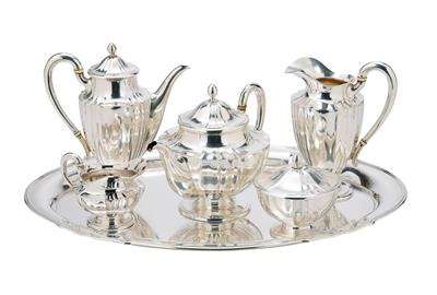 J. C. Klinkosch - a Tea and Coffee Service from Vienna, - Stříbro a ruské stříbro