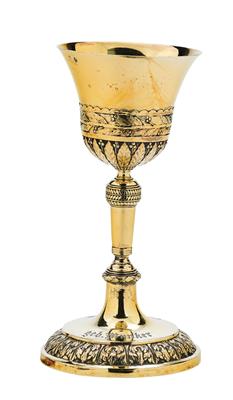 A Chalice, - Silver and Russian Silver