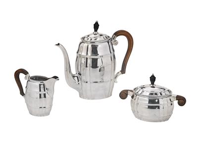 A Coffee Service from Copenhagen, - Silver and Russian Silver