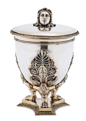 A Sugar Urn from Milan, - Silver and Russian Silver