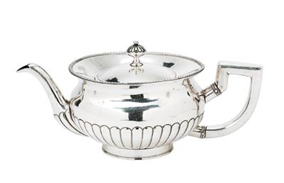 A Teapot of the Knights of Malta, - Silver and Russian Silver