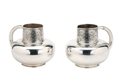 A Pair of Jugs from Portugal, - Silver and Russian Silver