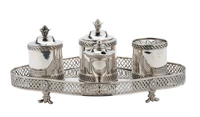 A Writing Set from Spain, - Silver and Russian Silver