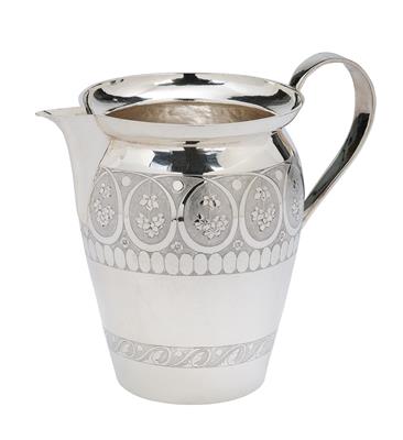 An Empire Jug from Vienna, - Silver and Russian Silver
