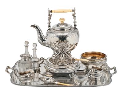 A Tea Set from Vienna, - Argenti e Argenti russo