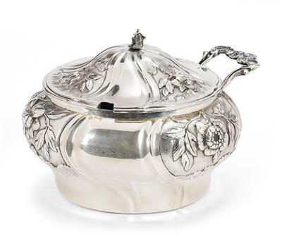 A Covered Bowl from Amsterdam, - Silver and Russian Silver