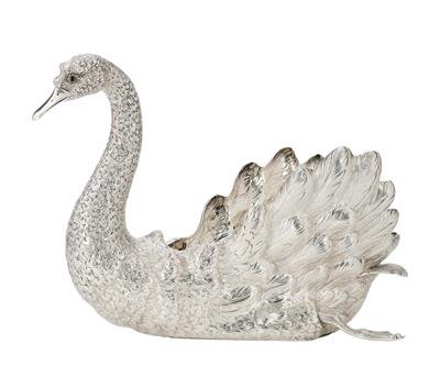 A Jardinière in the Form of a Swan by Buccellati, - Argenti e Argenti russo
