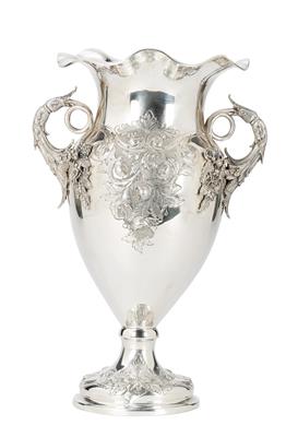 A Vase by Buccellati, - Silver and Russian Silver