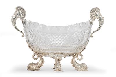 A Jardinière from Germany, - Silver and Russian Silver