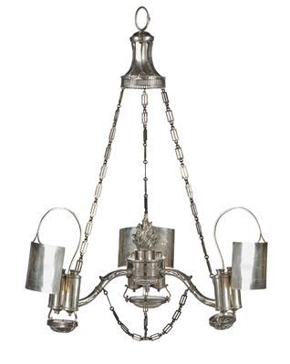 A Lamp from Malta, - Silver and Russian Silver
