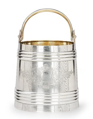 A Punch Bucket from Moscow, - Silver and Russian Silver