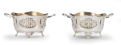 A Pair of Bowls from Germany, - Silver and Russian Silver