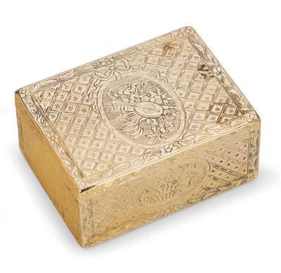 A Louis XV Covered Box from Paris, - Stříbro a ruské stříbro