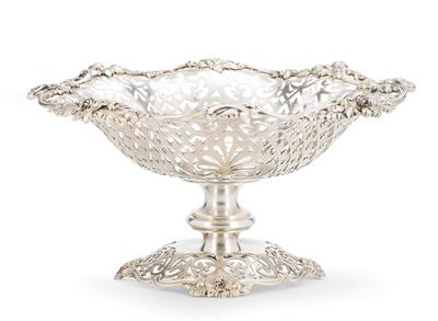 A Centrepiece Bowl from Prague, - Silver and Russian Silver