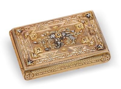 A Covered Box from Vienna, - Silver and Russian Silver