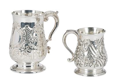 Two Jugs from Newcastle, - Silver and Russian Silver