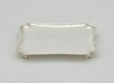 A Maria Theresa Tray from Prague, - Silver