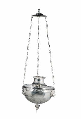A Hanging Lamp from Rome, - Silver