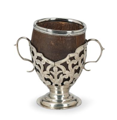 A Coconut Cup from Vienna, - Silver