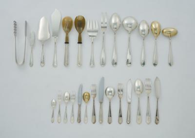 A Cutlery Set for 12 Persons from Vienna, - Argenti