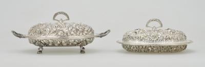 Two Lidded Tureens from America - Argenti