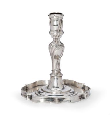 An Augsburg Candlestick from the Hildesheim Silver Service, - Silver