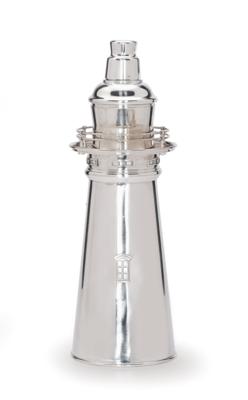 A Shaker in the Form of a Lighthouse by Buccellati, - Stříbro