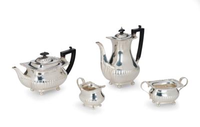 A Tea and Coffee Service from London, - Silver