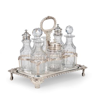 A George IV Cruet from Sheffield, - Silver