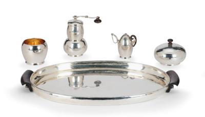 An Art Deco Jewellery Set from Vienna, - Silver