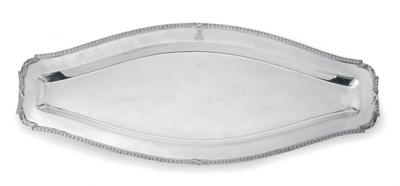 A Tray from Vienna, - Stříbro