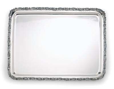 A Tray from Vienna, - Stříbro