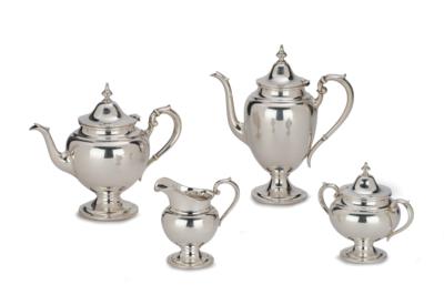 An American Tea and Coffee Service, - Silver