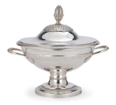 A Berlin Covered Tureen, - Silver