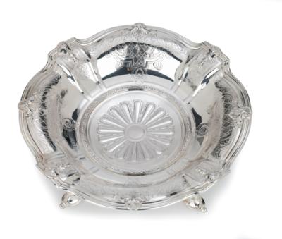 A Birmingham Footed Bowl, - Silver