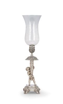 A Table Lamp by Buccellati, - Stříbro
