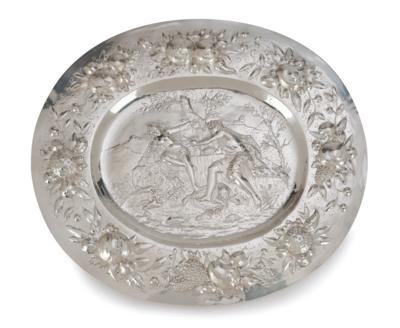 A German Presentation Plate, - Stříbro